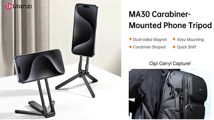 Ulanzi MA30 Carabiner-Mounted Phone Tripod