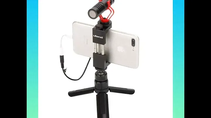 HIFFIN® Ulanzi ST-02 Newest Aluminum Phone Tripod Mount , Adjustable Clamp for Apple Plus Sumsang