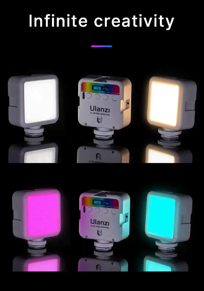 Осветитель Ulanzi VL49 RGB Белый 2586-0