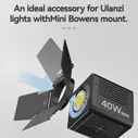 4-листьевые шторки Ulanzi с мини-байонетным креплением Bowens, четырёхлистный зеркальный барьер для Ulanzi LT028 40W COB светильник Ulanzi LT005 60W (art.: 3920c4f5e99da)