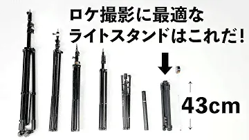 ロケーション撮影に最適な理想のライトスタンドはこれだ！【Ulanzi TT43】