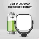 Ulanzi Vijim VL66 регулируемый светодиодный видео светильник с 360 фиксирующее крепление