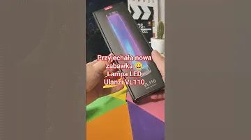 Przyjechała nowa zabawka 😀 Lampa LED Ulanzi VL110