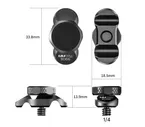 Фиксатор кабеля Ulanzi UURig R066, Universal Matal Line Clip, универсальный, Черный, UURig R066, Universal Matal Line Clip, универсальный