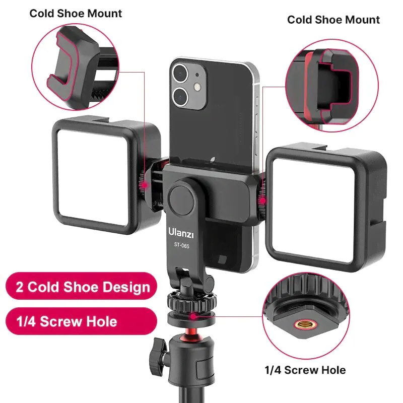 Держатель смартфона Ulanzi ST-06S Чёрный 2575