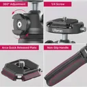 🛍 Штатив Ulanzi MT-47 металлический с быстроразъемной пластиной Arca Swiss