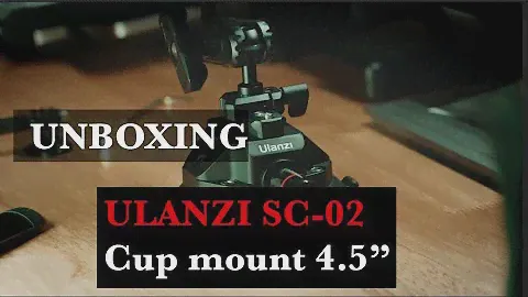 Unboxing ULANZI SC-02 Strong Suction Cup Mount (4.5")