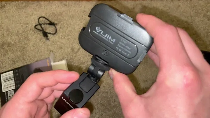 Vijim Vl100C vlogger light review