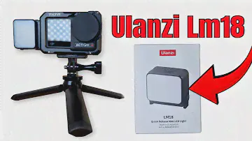 Ulanzi Lm18 Quick Release Mini Led Light For Dji Action 3/4 And Pocket 3