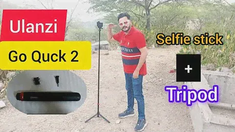 Ulanzi Go- Quick 2  1.4 meter Selfie stick+ Tripod for go pro unboxing review by Sunnyraj Guitaride