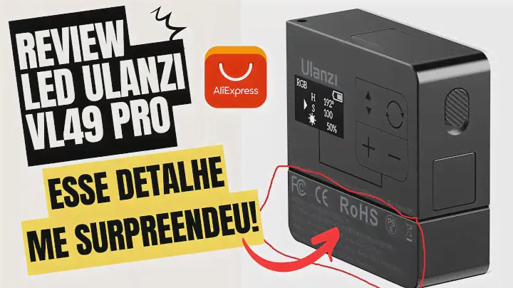 Review Led Ulanzi VL49 Pro Rgb 2023 Um Detalhe me Impressionou!