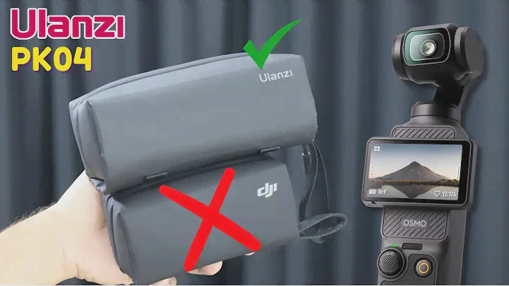 BOLSA ULANZI PK04 PARA DJI OSMO POCKET 3 - MAIOR E MELHOR QUE A ORIGINAL DJI.