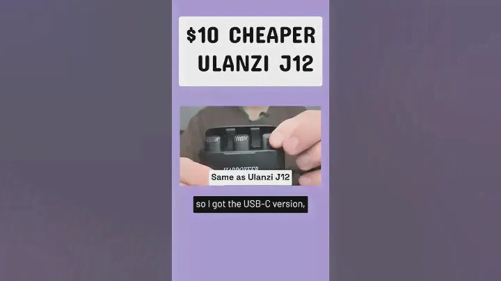 Happoyeer $10 cheaper than Ulanzi J12 & identical