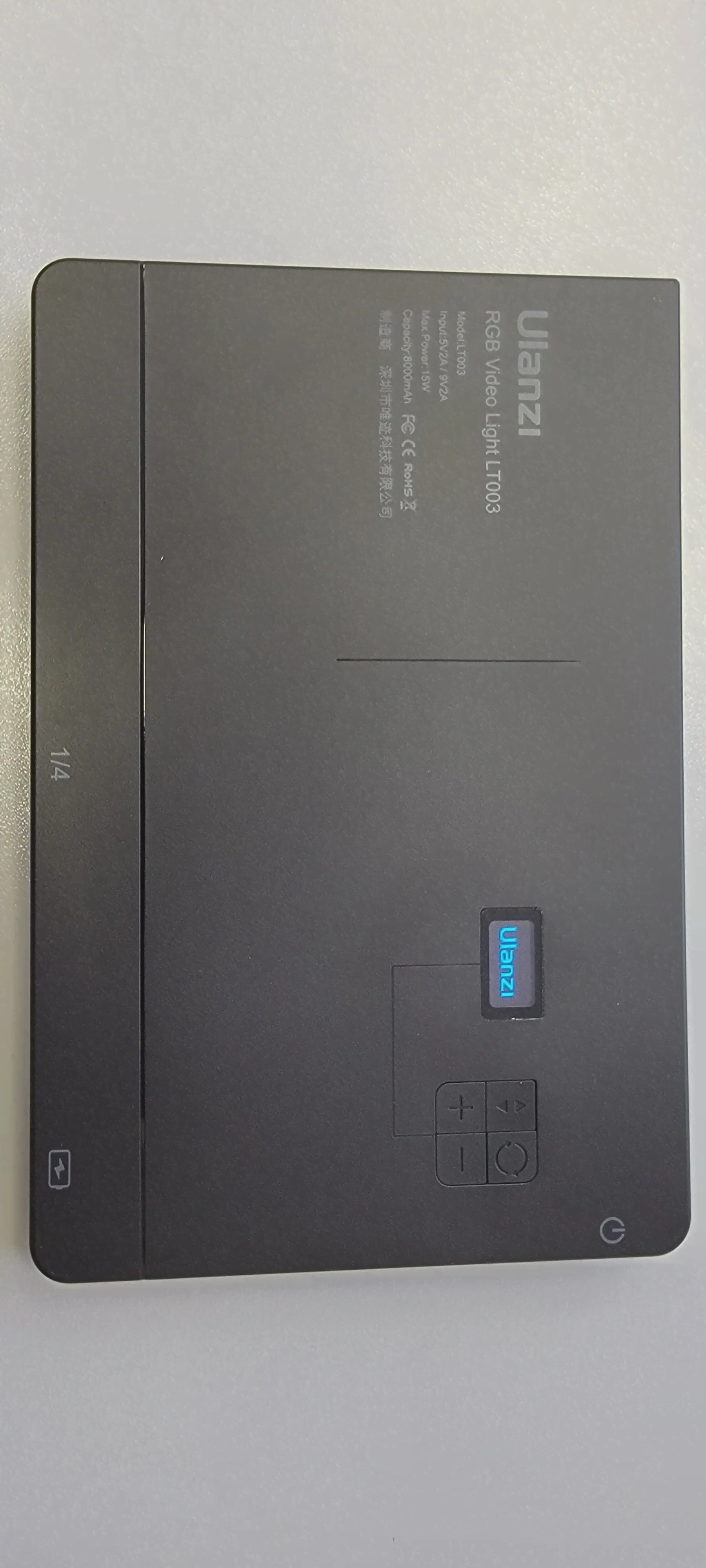 🛍 Ulanzi LT003 RGB видео светильник полноцветный панельный светильник 8000mAh с регулируемой яркостью 2500-9000K CRI 95 + фотостудия лампа 266 Beads Livestream-0