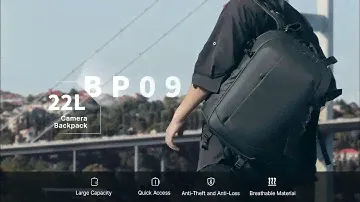 ulanzi bp09 camera bag backpack 22L with 16inch laptop comp. for pro photographers & videographers