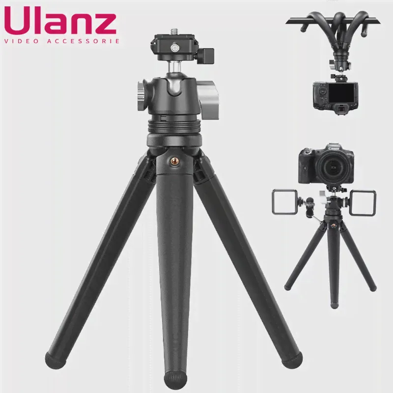 Штатив Ulanzi MT-68 F38 Для камеры DLSR Гибкий Штатив Octopus Для Canon Sony С Быстроразъемной пластиной F38, Подставкой с шаровой головкой 360 °-0