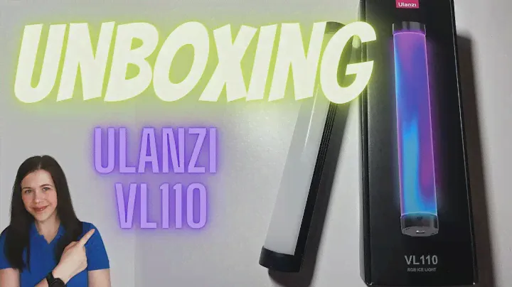 Unboxing ULANZI VL110 RGB Light Wand