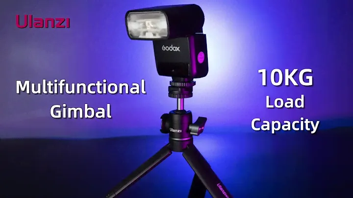 Ulanzi U-Vlog lite Extendable Dual Cold Shoe Ball Head Tripod