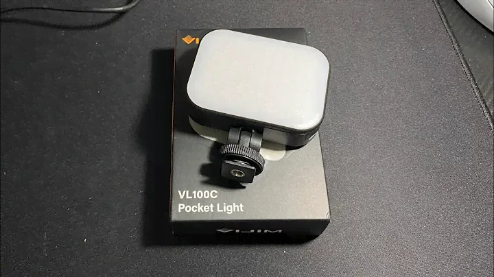 Ulanzi VIJIM VL100C Mini Video LED Light 6W CRI95 3200K-6500K - Silent Unboxing