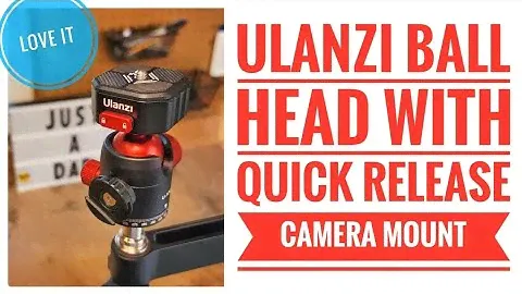 Review ULANZI Ball Head with Claw Super Quick Release Design