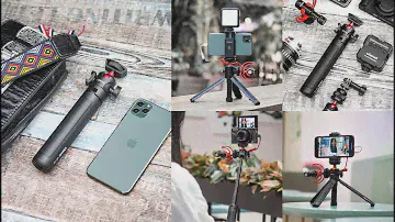 Tripod chân ba Ulanzi MT-16 dùng cho điện thoại, máy ảnh, Gopro - Kéo dài làm gậy tự sướng