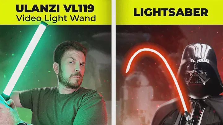 Not a lightsaber but... | Ulanzi VL119 RGB Tube Light Handheld LED Video Light Wand