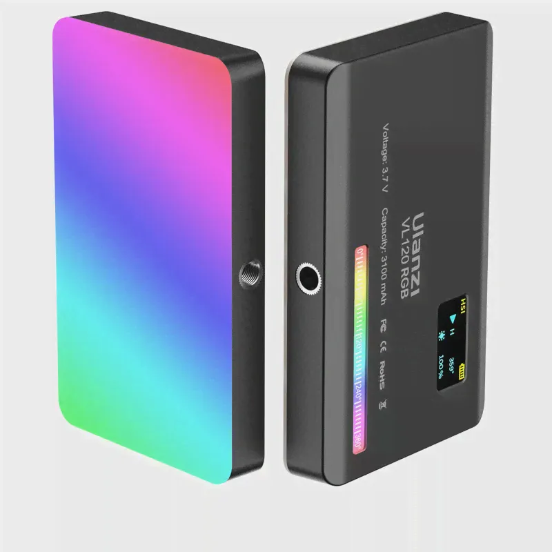 Ulanzi Vl120 RGB Полноцветная видеокамера светодиодная фотография