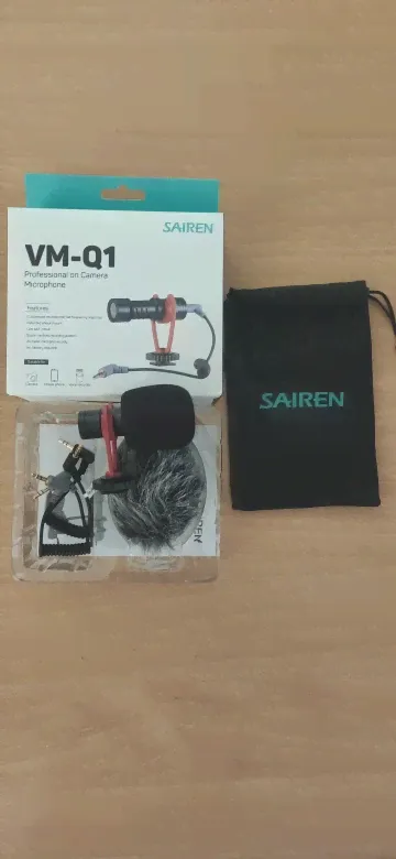 🛍 Видеозаписывающее Устройство Ulanzi Sairen Q1, Универсальный микрофон для DSLR, смартфонов Android, iPhone, GoPro-0