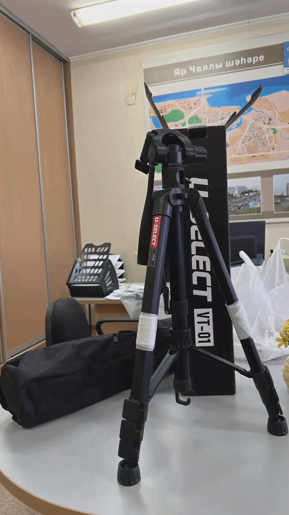 🛍 Ulanzi U-SELECT VT01 Многофункциональный Выдвижной Штатив для путешествий легкий Штатив Универсальный монопод для DSLR видеокамеры